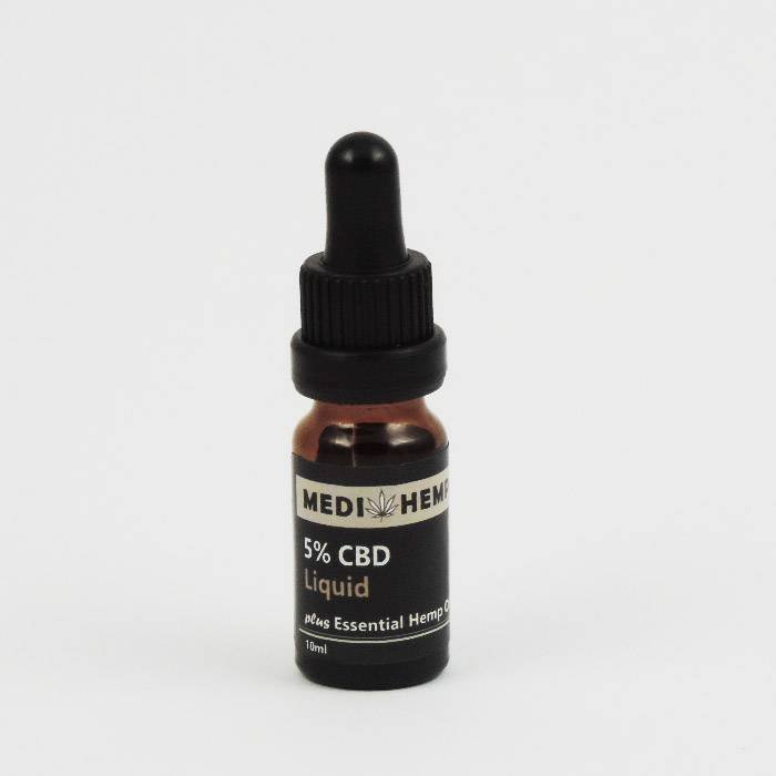CBD olie 5 % 10 ml MediHemp naturel